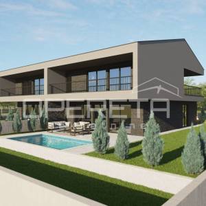 Kuća s bazenom, novogradnja, Istra, Višnjan okolica NKP 219,85m2