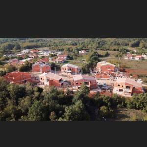 Labin, okolica, dvojna Villa u novogradnji