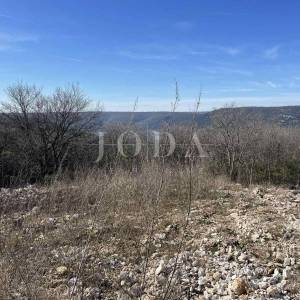 Labin, okolica, građevinsko zemljište sa pogledom na more
