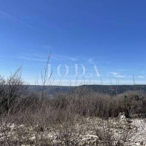 Labin, okolica, građevinsko zemljište sa pogledom na more