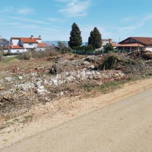 Labin, okolica, građevinsko zemljište sa pogledom na more