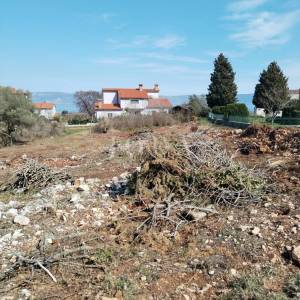 Labin, okolica, građevinsko zemljište sa pogledom na more