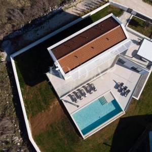 Labin, okolica, luksuzna Villa sa pogledom na more