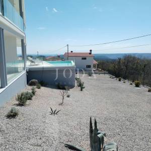 Labin, okolica, nova Villa sa prekrasnim pogledom na more