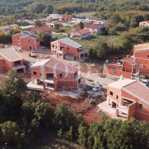 Labin, okolica, projekt Villa sa započetom gradnjom