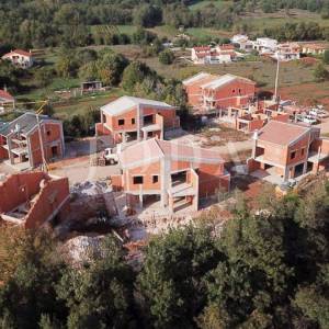 Labin, okolica, projekt Villa sa započetom gradnjom