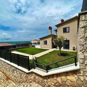 Labin, okolica, Villa sa pogledom na more