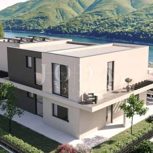 Labin, okolica, Villa u fazi roh-bau, na moru sa jedinstvenim pogledom