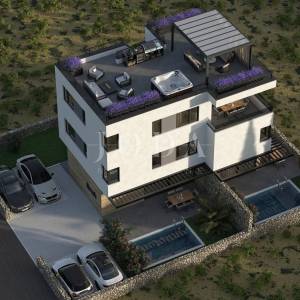 Luksuzan penthouse sa 100m2 krovne terase
