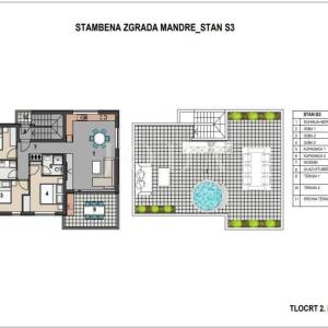 Luksuzan penthouse sa 100m2 krovne terase