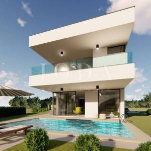 Luksuzna dvojna villa u novogradnji s bazenom, Omišalj - otok Krk