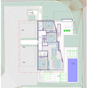 Luksuzni apartman s bazenom, otok Krk