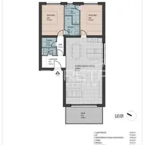 Luksuzni Penthouse na 70 m od mora –  S3C – Okrug Donji, Čiovo