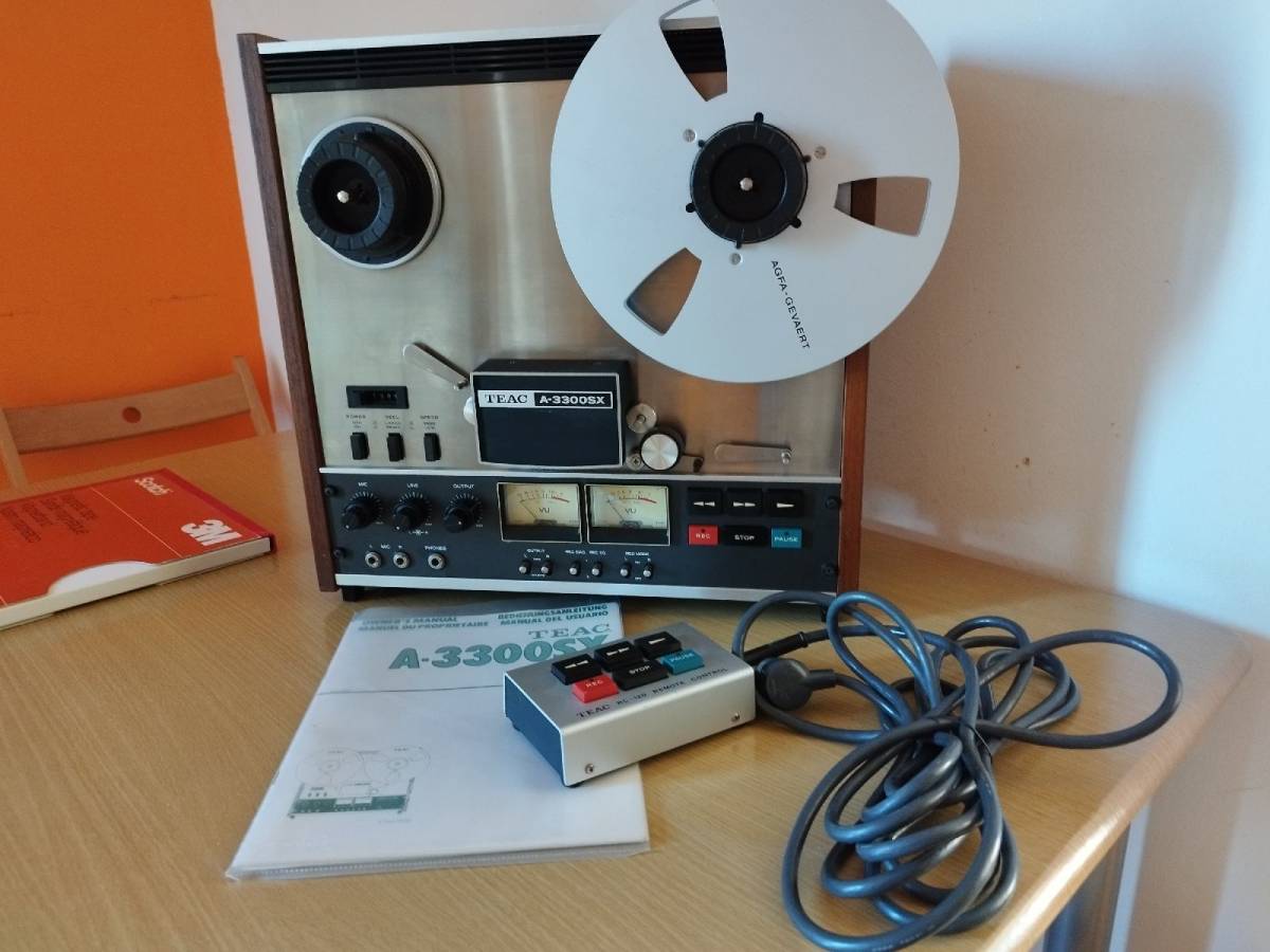 Magnetofon TEAC A-3300SX + oprema