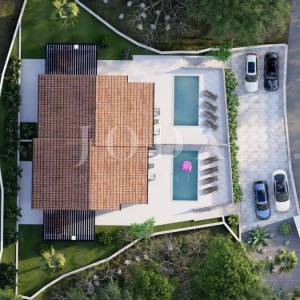 Malinska, kuća na mirnoj lokaciji s pogledom na more