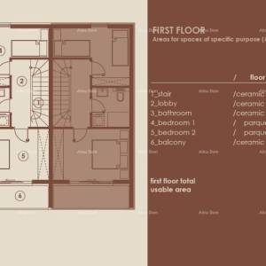 Medulin, Moderni troetažni apartman s pogledom na more, A2