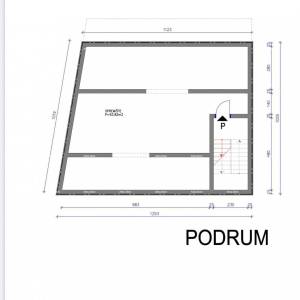 Medulin, Mukalba – Građevinski teren s započetom gradnjom.