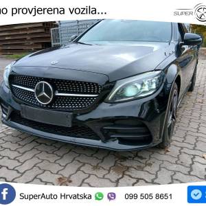 Mercedes C 220d Aut. AMG 194 KS, ZRAČNI+ACC+KAM+GR SJED+LED+NAVI