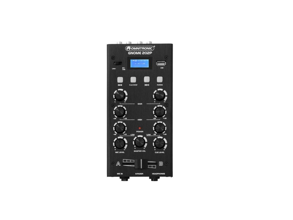 Mikser OMNITRONIC GNOME-202P 2-kanalni mini mikser s Bluetoothom