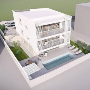 Moderan apartman s bazenom, novogradnja grad Krk