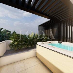 Moderan apartman s vrtom i terasom, novogradnja, otok Krk