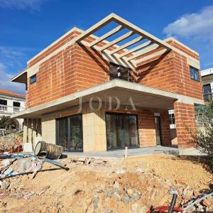 Moderna villa s bazenom i pogledom na more, otok Krk