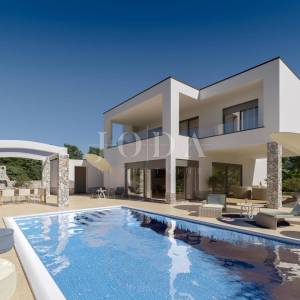 Moderna villa s bazenom i pogledom na more