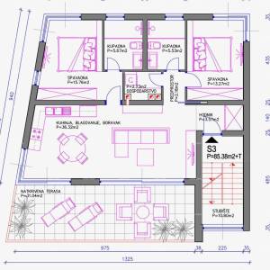Mukalba. Prodaja stanova u novoj projektu, 200 m od mora Medulin!