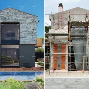 Na prodaju kuća u gradnji s bazenom – Bale, okolica