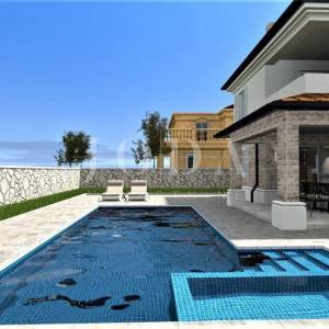 Nova samostojeća villa s bazenom, okolica Vrbnika