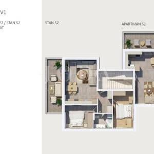 Novalja residences 1. kat