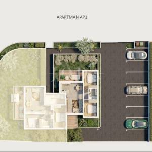 Novalja residences prizemlje
