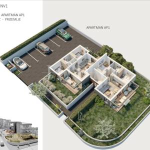 Novalja residences prizemlje