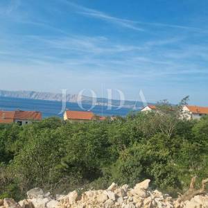 Novi Vinodolski, građevinski teren 1494m2 sa pogledom na more