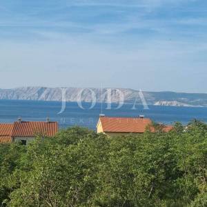 Novi Vinodolski, građevinski teren 1494m2 sa pogledom na more