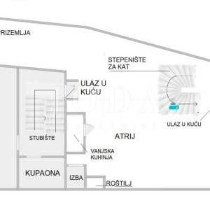 Novi Vinodolski, kuća u centru s panoramskim pogledom 