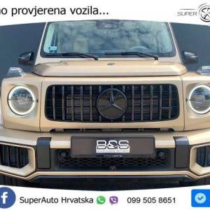 NOVO Mercedes G 63 V8 Aut. AMG 585 KS, ACC+360+LED+4xGR SJED+PANO+VIRT+ASIST