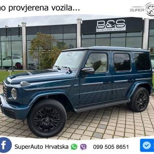 NOVO Mercedes G EQ 580 AMG Line 587 KS, ACC+360+LED+4xGR SJED+VIRT+ASIST+MASAŽA