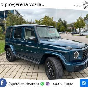NOVO Mercedes G EQ 580 AMG Line 587 KS, ACC+360+LED+4xGR SJED+VIRT+ASIST+MASAŽA