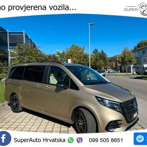NOVO Mercedes Long V 300d Aut. 4M Exclusive 237 KS, ZRAČNI+360+4xGR SJED+PANO