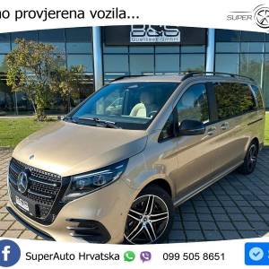 NOVO Mercedes Long V 300d Aut. 4M Exclusive 237 KS, ZRAČNI+360+4xGR SJED+PANO