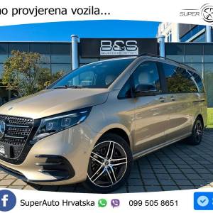NOVO Mercedes Long V 300d Aut. 4M Exclusive 237 KS, ZRAČNI+360+4xGR SJED+PANO