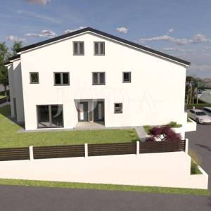 Novogradnja Malinska - moderna dvojna kuća