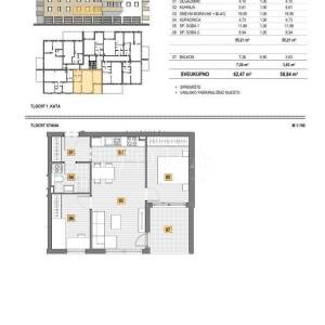 NOVOGRADNJA SENJ CENTAR  58,84m2