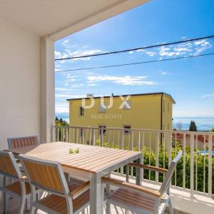 OPATIJA, IČIĆI – moderan stan za dugoročni najam s bazenom i panoramskim pogledom na more
