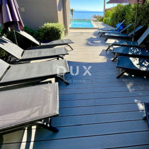 OPATIJA, IČIĆI – moderan stan od 66 m² za dugoročni najam, s bazenom i panoramskim pogledom na more