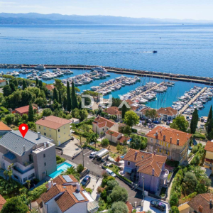 OPATIJA, IČIĆI – moderan stan od 51 m² za dugoročni najam, s bazenom i panoramskim pogledom na more