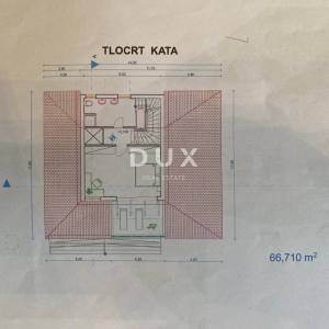 OPATIJA, LOVRAN - građevinsko zemljište 2.078 m2 s pogledom na more i GRAĐEVINSKOM DOZVOLOM za samostojeću kuću s bazenom! PRIL...