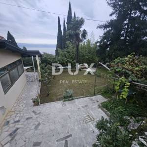 OPATIJA, LOVRAN - kuća prizemnica135m2, 2.RED DO MORA!!!! s panoramskim pogledom na more + okoliš za najam