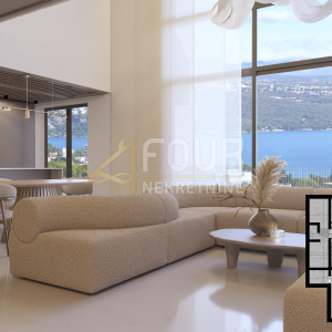 Opatija, projekt - moderna vila s bazenom i pogledom na more